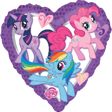 Сердце "My Little Pony" 80 см