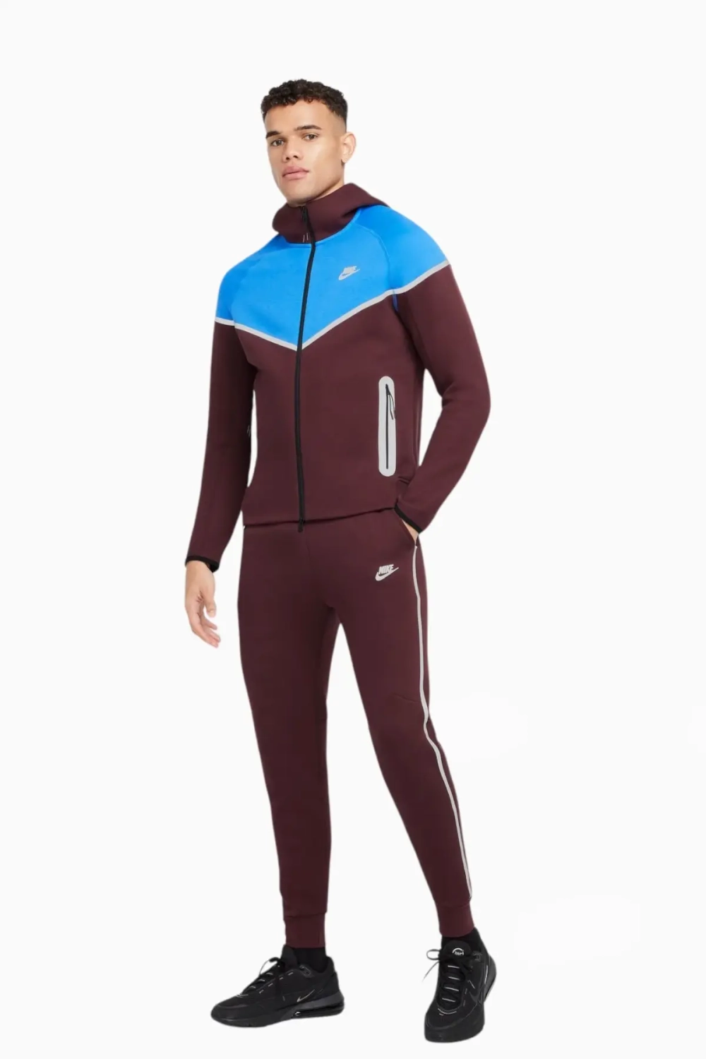 Штаны Nike Sportswear Tech Fleece - бордовый