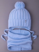Шапка для девочек осенняя и снуд