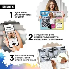 Картина по номерам из любой фотографии QBRIX ORIGINAL 40×50