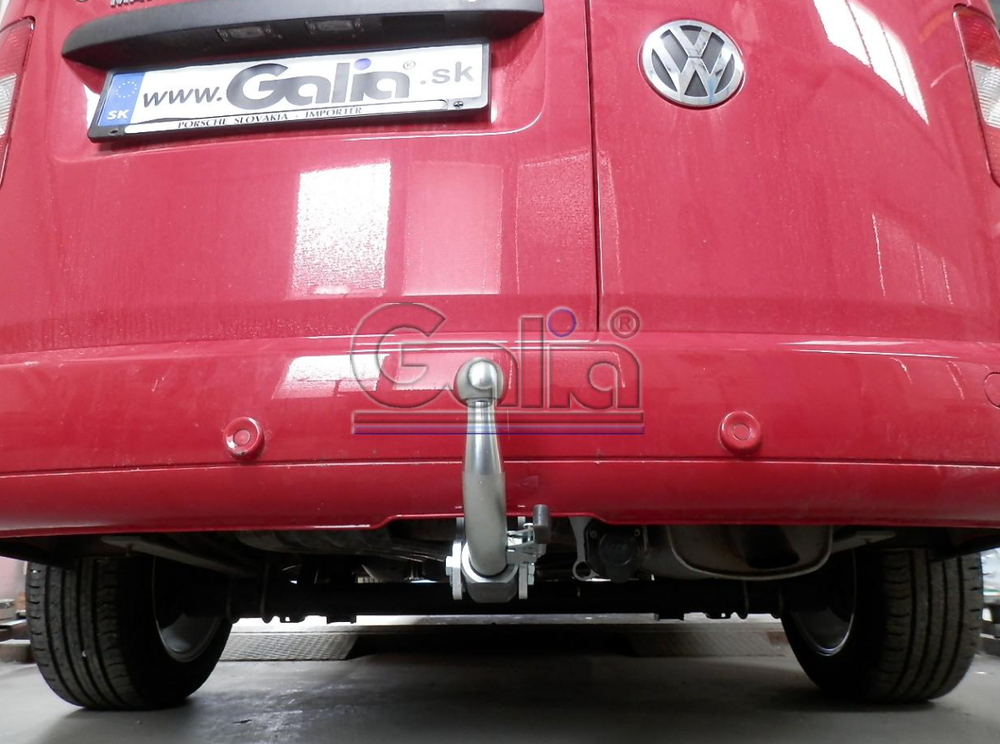 Фаркоп оцинкованный Galia V067C для Volkswagen Caddy 2004-(паспорт и сертификат в комплекте)(без электрики)