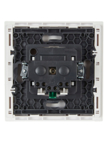 FORTE&PIANO Розетка 1-местная с заземлением с защитными шторками безвинтовое крепление 16А FP213 белый IEK