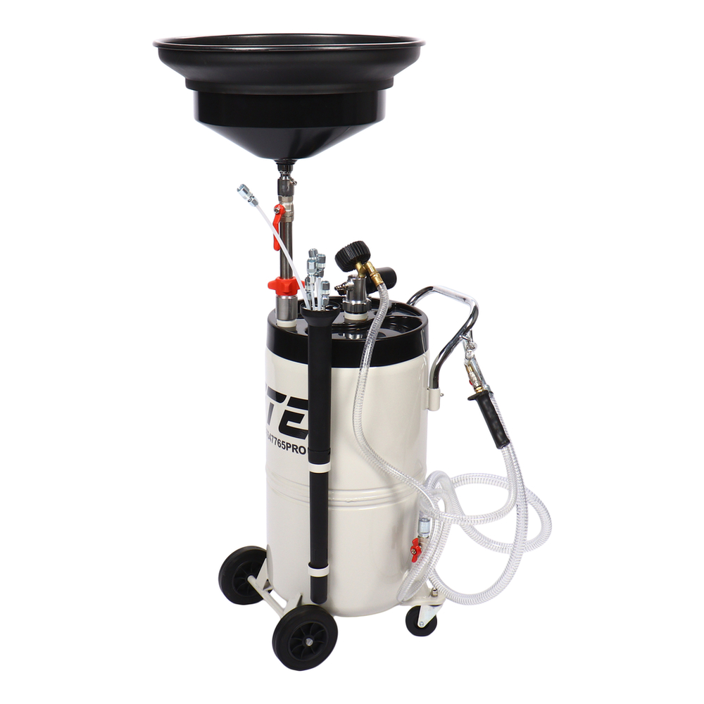 Установка для замены масла 65л с поворотным поддоном 15л и колбой GTE