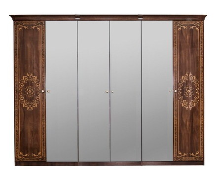 Патрисия (Эра) Шкаф шестидверный (2+2+2) с зеркалом (караваджо)