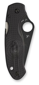Складной нож Spyderco Para 3 Lightweight 223SBBK c клинком из стали CTS-BD1, рукоять FRN