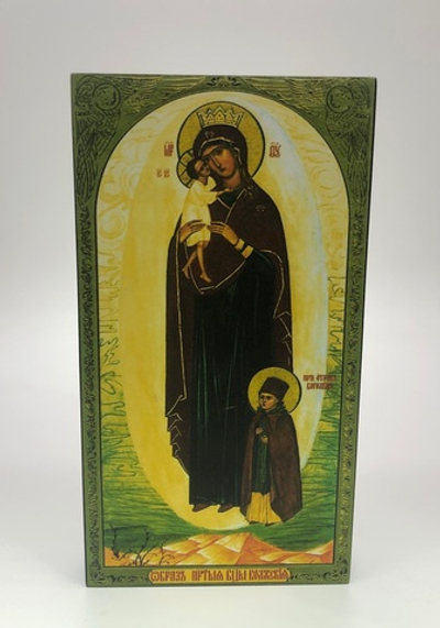 Икона Божией Матери «Взыскание Погибших Волжская» 13х8 икона на левкасе