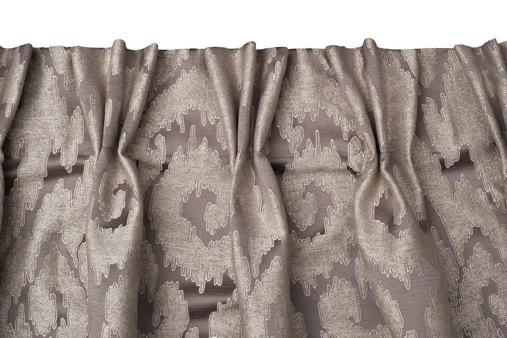 Ткань Портьера Восток сер (Orient Ser) 275x260 Серый Garda Decor