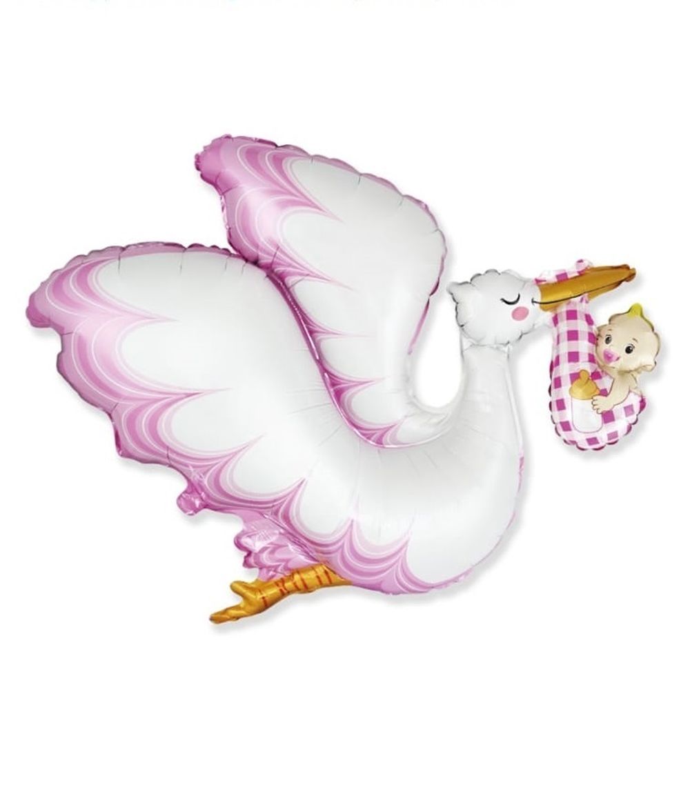 Набор воздушных шаров. Встреча из роддома. Ура девочка.