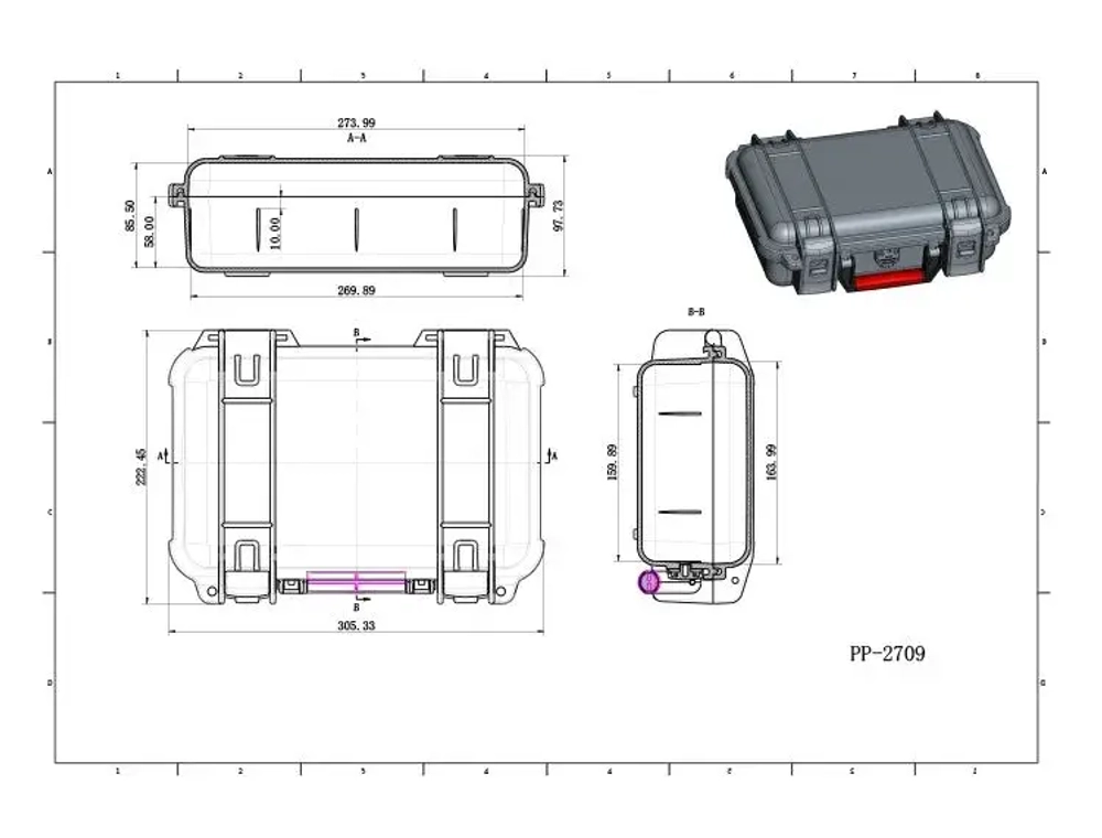 Защитный кейс Andbao PP-2709