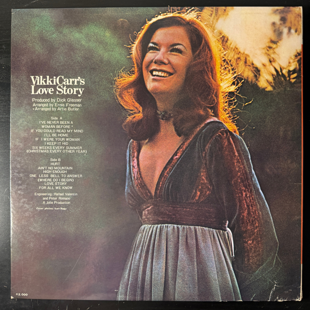 Vikki Carr ‎– Vikki Carr's Love Story (Япония 1971г.) Т