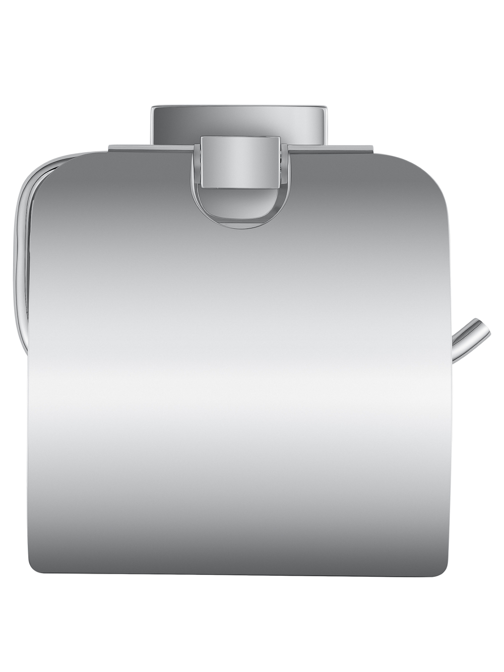 Держатель для туалетной бумаги с крышкой WONZON & WOGHAND FLAT, Хром (WW-9726)