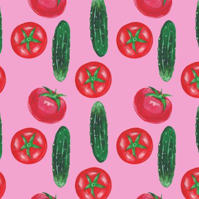 Огурцы, помидоры