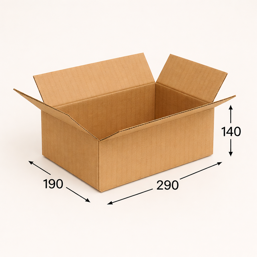 Коробка картонная 290х190х140 мм