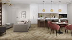LVT-плитка Damy Floor DF05-Ch-LVT Сен-Жермен/Saint-Germain