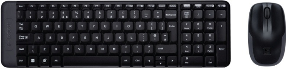 Клавиатура и мышь Wireless Logitech Combo MK220