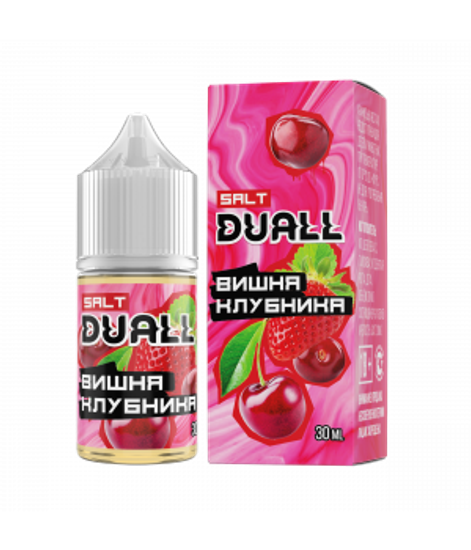 Жидкость Duall, 30 мл, HARD Вишня, клубника