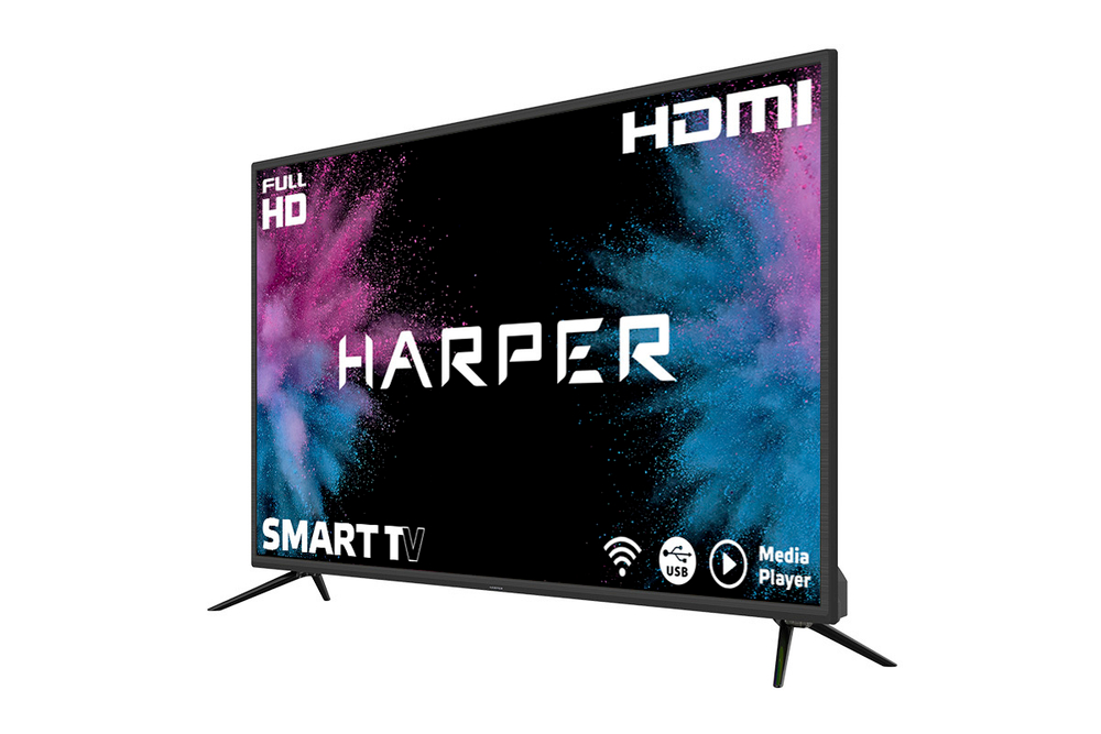 Телевизор Harper 43"; 43F690TS 1080p Full HD