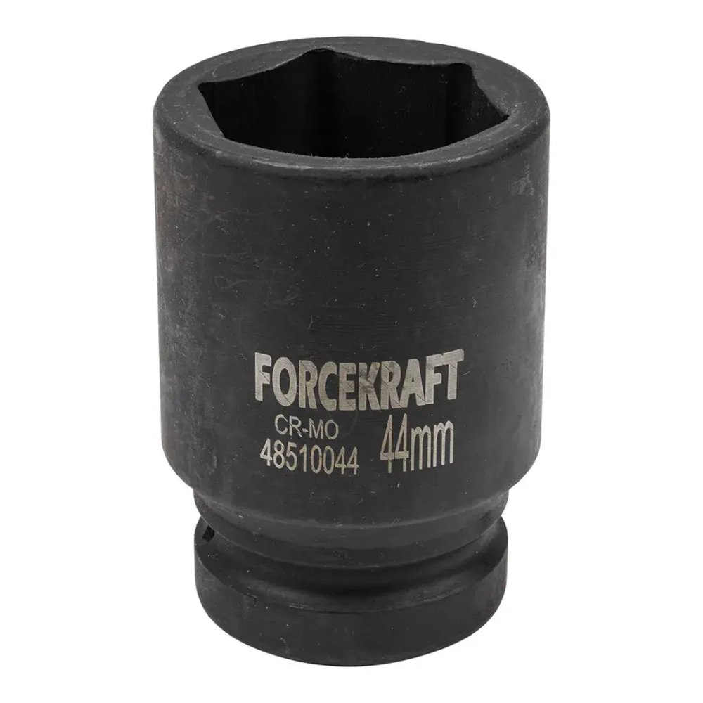 Головка ударная глубокая 1'', 44мм (6гр) FORCEKRAFT FK-48510044