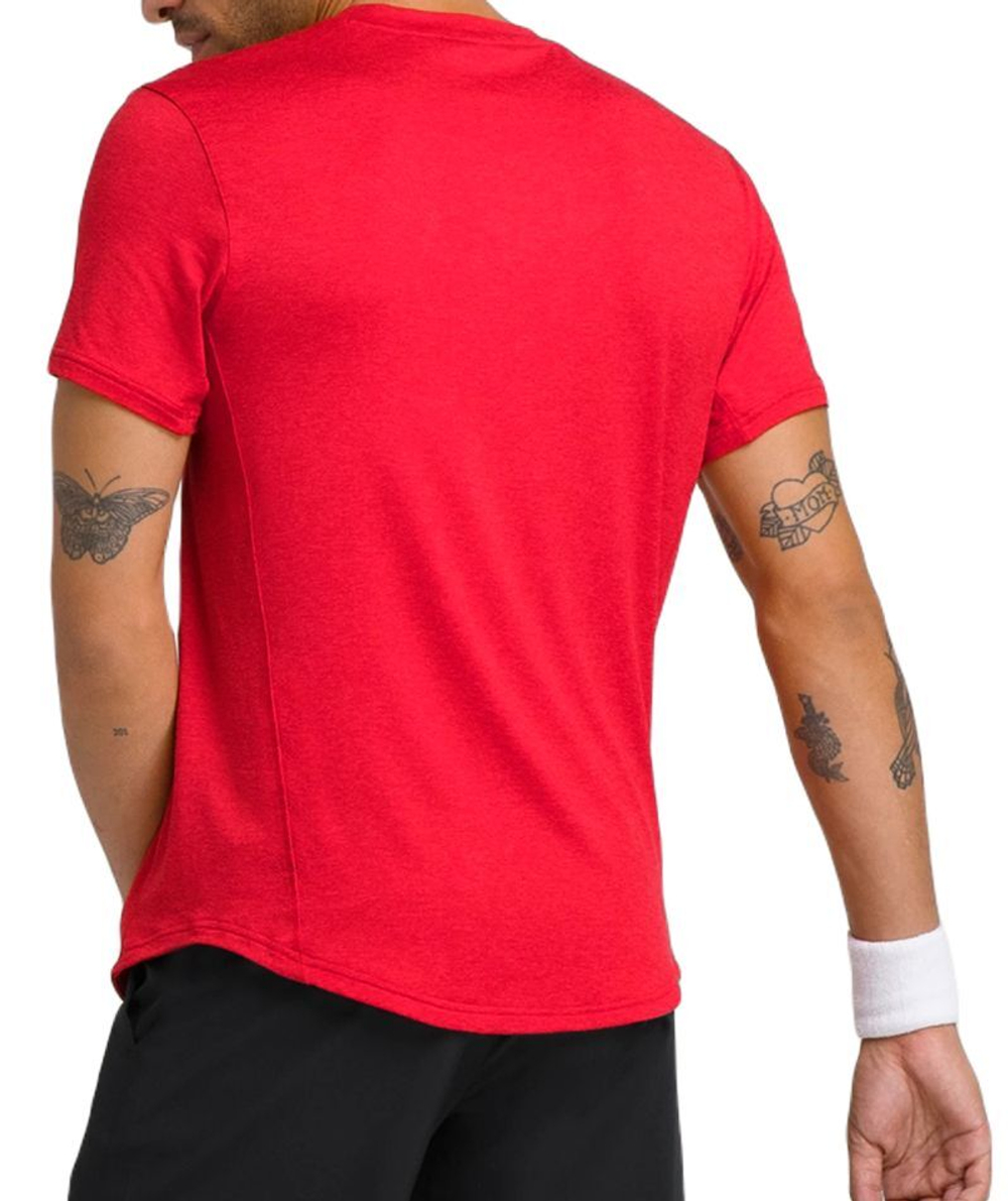 Мужская теннисная футболка Wilson Everyday Performance - красный