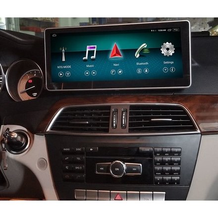 Магнитола для Mercedes-Benz C-класс W204 2011-2014 NTG 4.5 - Carmedia XN-M1006 на Android 11, 4Гб+64Гб, 4G SIM-слот