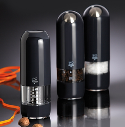 Мельница для перца электрическая 17 см Peugeot Alaska черная Франция фото