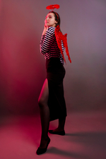 Крылья ангела в красном цвете, 40х55см