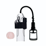 Вибрирующая вакуумная помпа со сменной насадкой - 24,5 см. (Цвет: прозрачный)