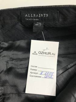 Брюки Allsaints в клетку, маркировка 185-86-34, визуально на 48 размер