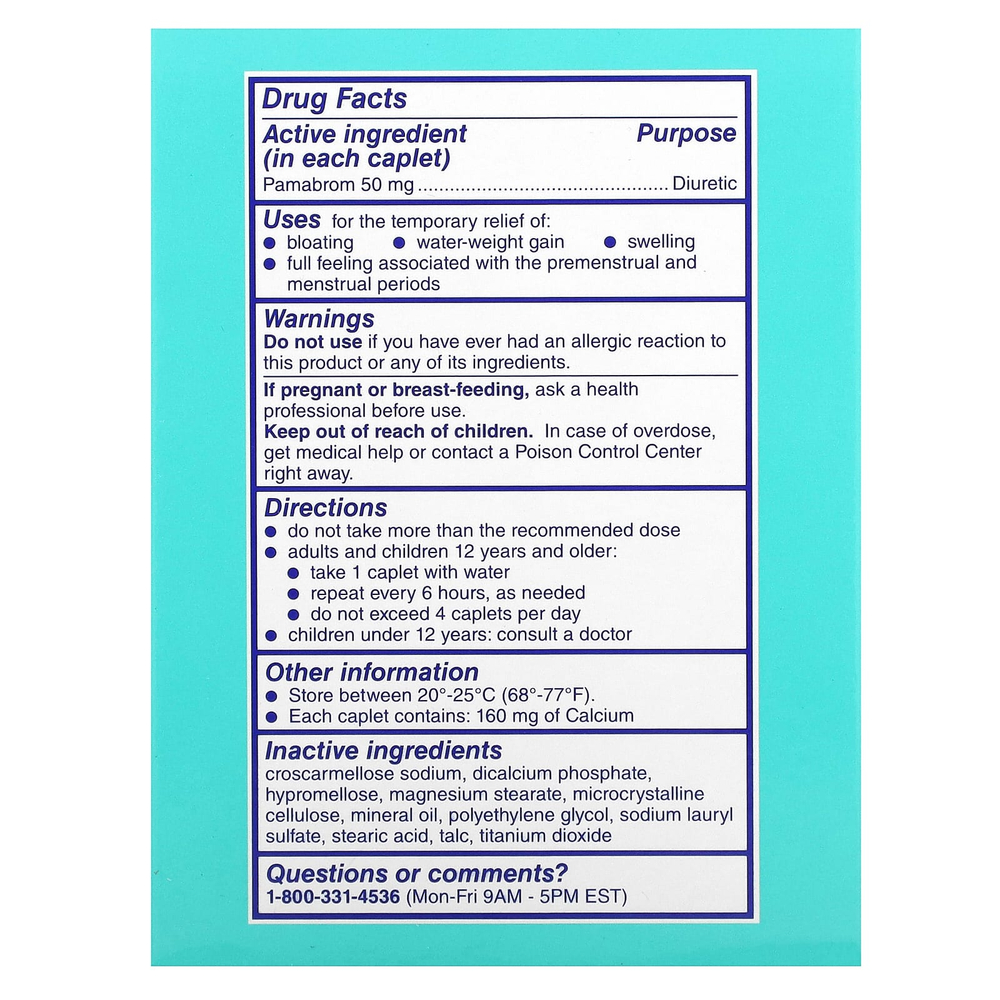 Midol, средство для снятия вздутия живота, 30 капсул