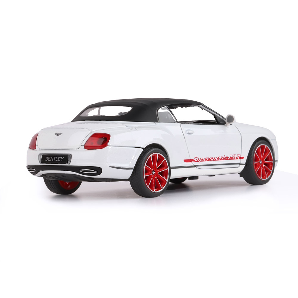 Модель 1:24 Bentley Continental Supersports ISR, белый, откр. двери, капот и багажник, свет, звук