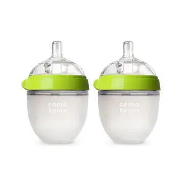 Набор из 2 бутылочек для кормления Comotomo Natural Feel Baby Bottle 150 мл Зеленый