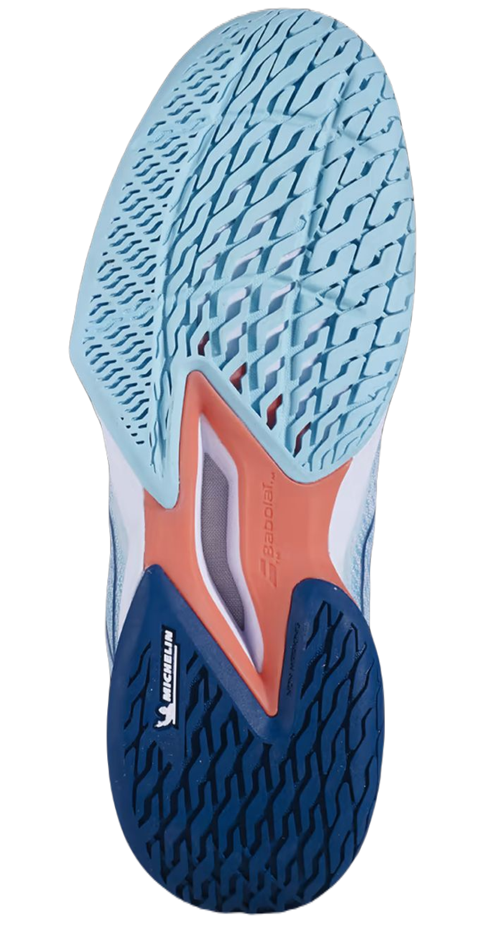 Женские Кроссовки теннисные Babolat Jet Mach 3 All Court Women - небесный