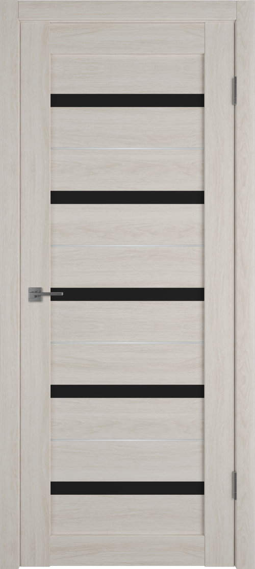 Дверь Atum Al 7 / Scansom Oak / Black Gloss SM / Владимирские двери