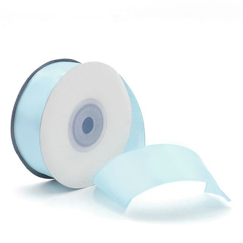 Лента Атлас Небесно-голубой / 25 мм * 22,85 м