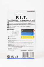 Набор бит с рукояткой P.I.T. ADVANCE HSDR04-0007 (7шт, рукоятка с трещоткой, биты 6 шт., блистер)