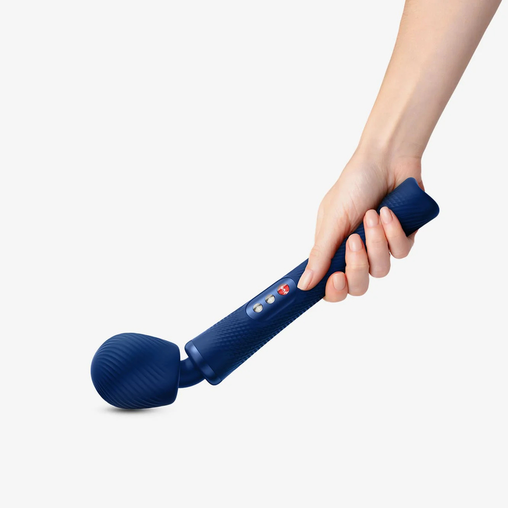 Мощнейший мибромассажер FF VIM VIBRATING WAND, синий.