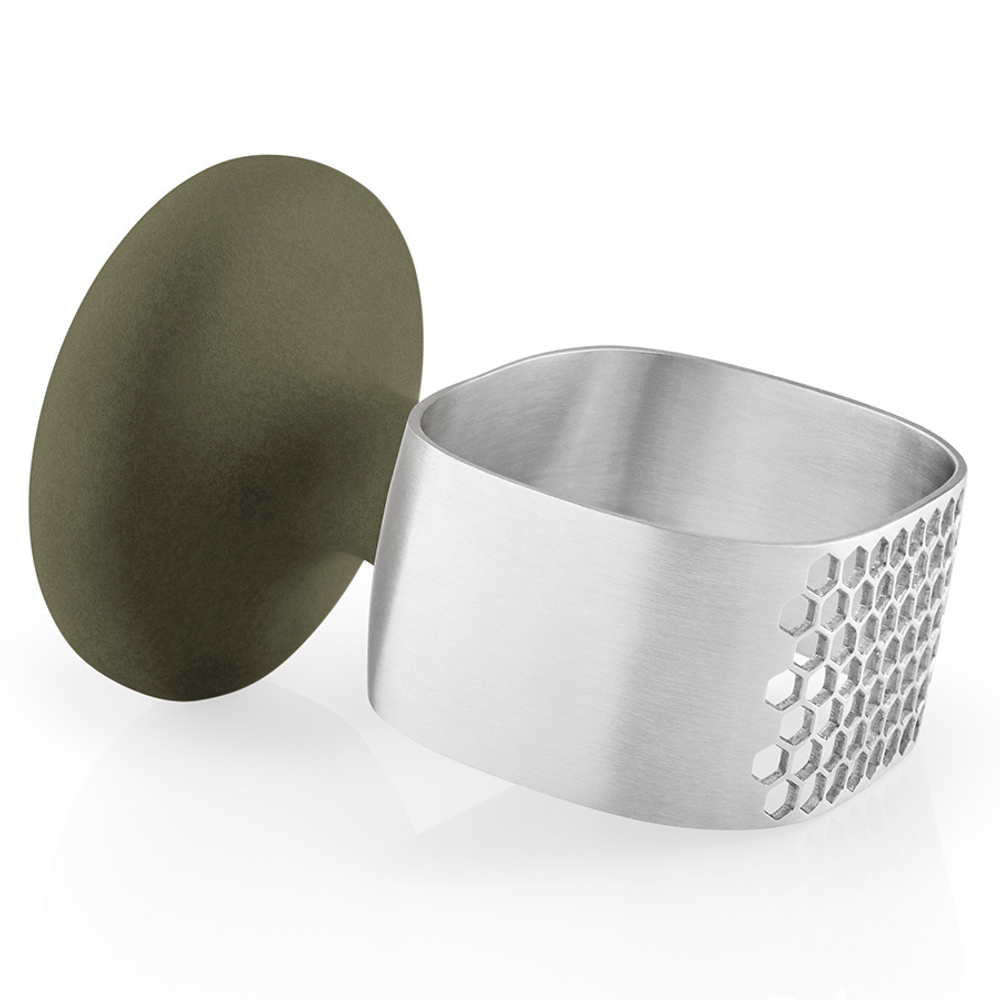 Пресс для чеснока green tool, зеленый