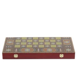 GAEM Игра настольная 3 в 1 (нарды, шахматы, шашки), L49 W24,5 H5 см