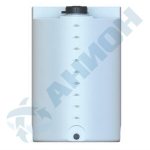 Дозировочный контейнер со сливом Анион 500 л. вертикальный (810x810x1215см;белый) - арт.559446