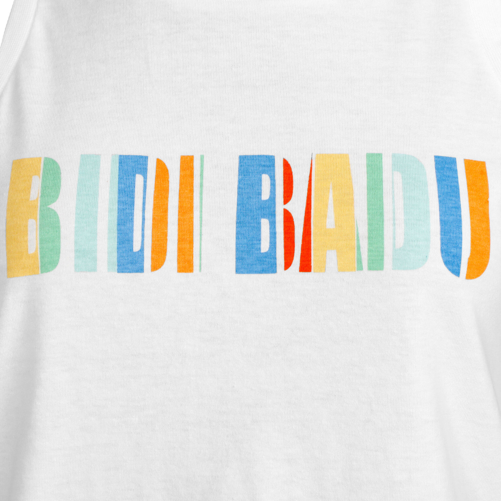 Женская теннисная майка BIDI BADU Paris Chill Tank Top Women - White, Multicoloured