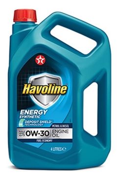 HAVOLINE ENERGY 0W-30 моторное масло TEXACO 4 литра