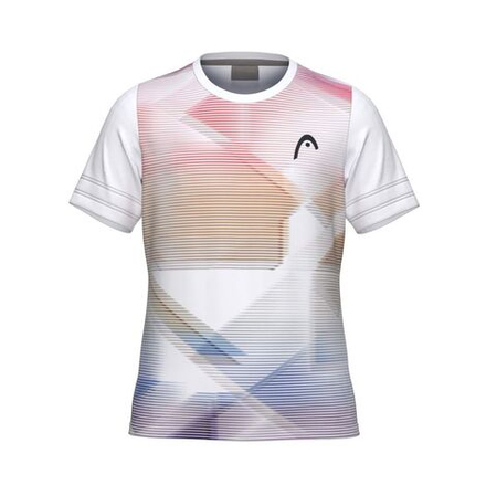 Футболка для девочки Head Girls Tie-Break II- white/print