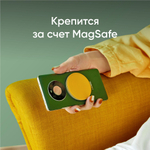 Складная подставка и держатель MOFT O / Крепится к MagSafe / Черный