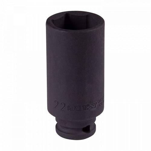 KING TONY (343522M) Головка торцевая ударная глубокая шестигранная 3/8", 22 мм