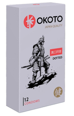 Точечные презервативы OKOTO Dotted - 12 шт.
