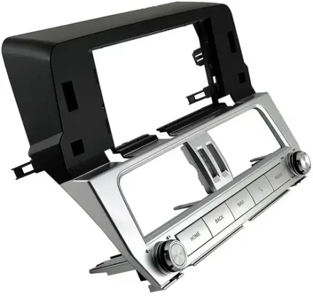 Магнитола Toyota Land Cruiser Prado 150 2017-2019 (без штатного 360) - Canbox H-Line 0073 монитор 12.3" QLED в стиле Audi на Android 10, ТОП-процессор, CarPlay, 4G SIM-слот