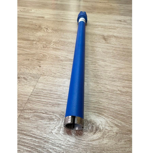 Коронка алмазная DH-DE525, для армированного бетона, резьба 1 1/4", синяя, 32х450мм