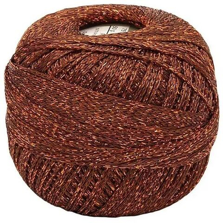 Париж (Paris) пряжа YarnArt 75%вискоза 25%металлик 6х50г/210м (325 терракот/медный)