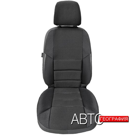 Чехлы на сиденья Chevrolet Lacetti (2004-2013) седан, универсал, хэтчбек из жаккарда с поясничной поддержкой