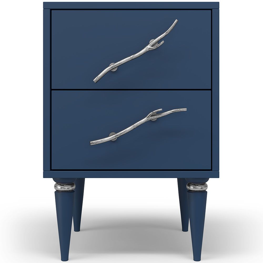 Тумба Арт Колор matte Классик Сильвер Королевский синий матовый